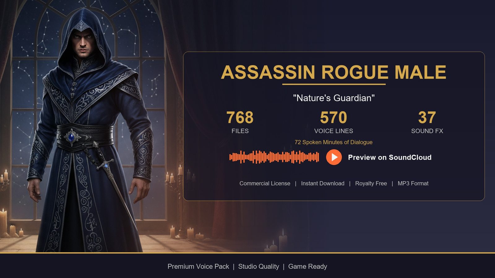 Assassin Dialogue Lore Pack