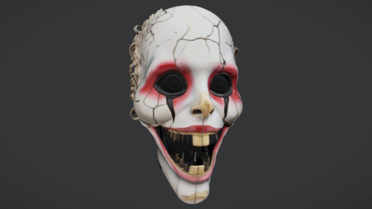 Cracked Jester Mask