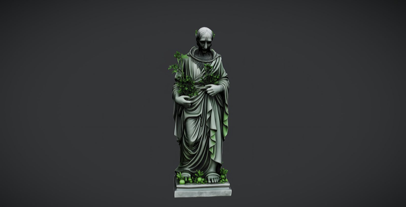 Dark Fantasy Nature Statue