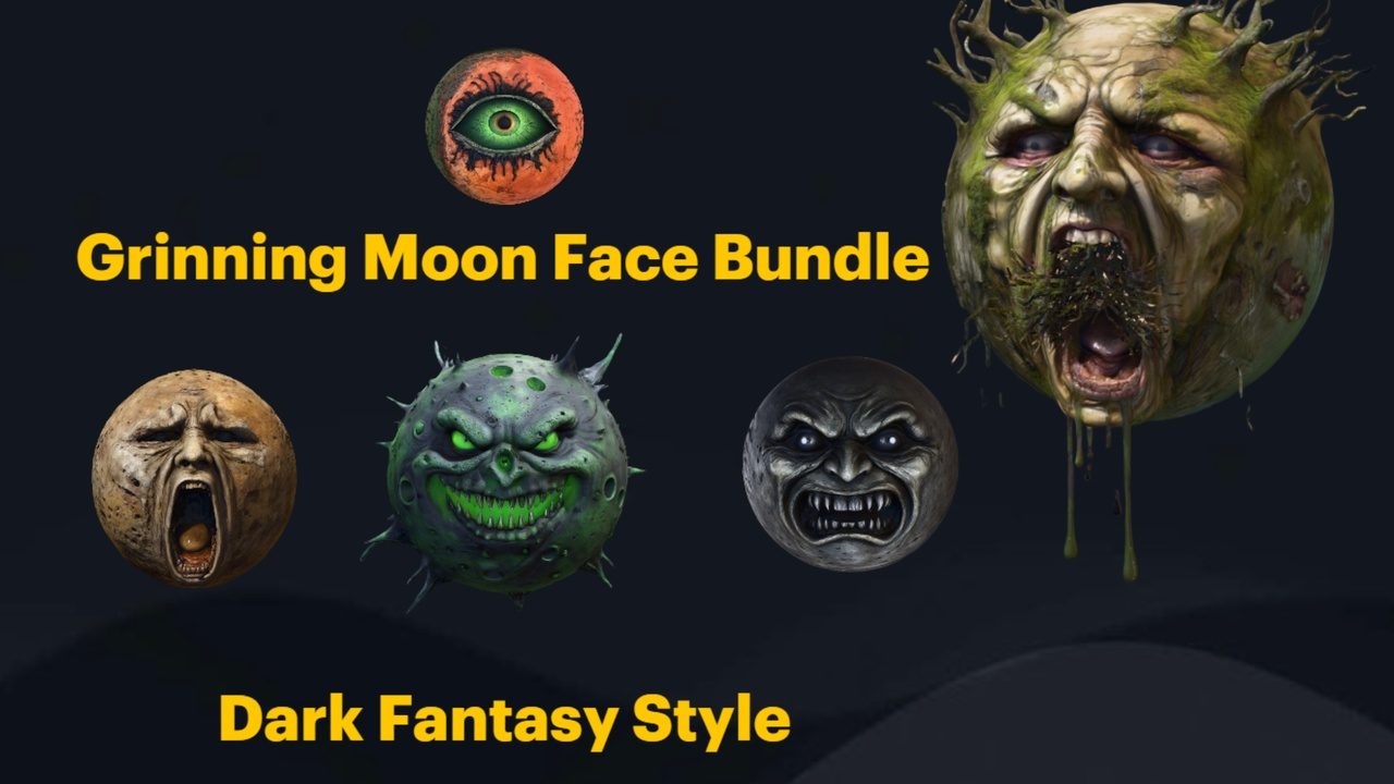 Grinning Moon Face Bundle